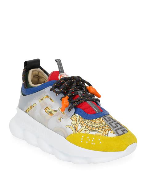 platform versace trainers|Versace trainers men's.